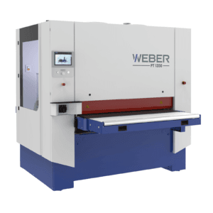 WEBER PT compact ontbraam- en slijpmachine voor plaatbewerking